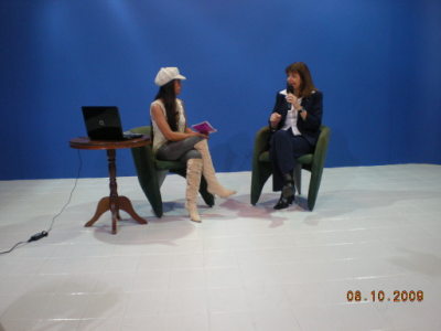 Entrevista no programa de Leila Lopes